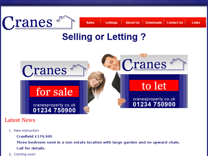 www.craneslettings.co.uk