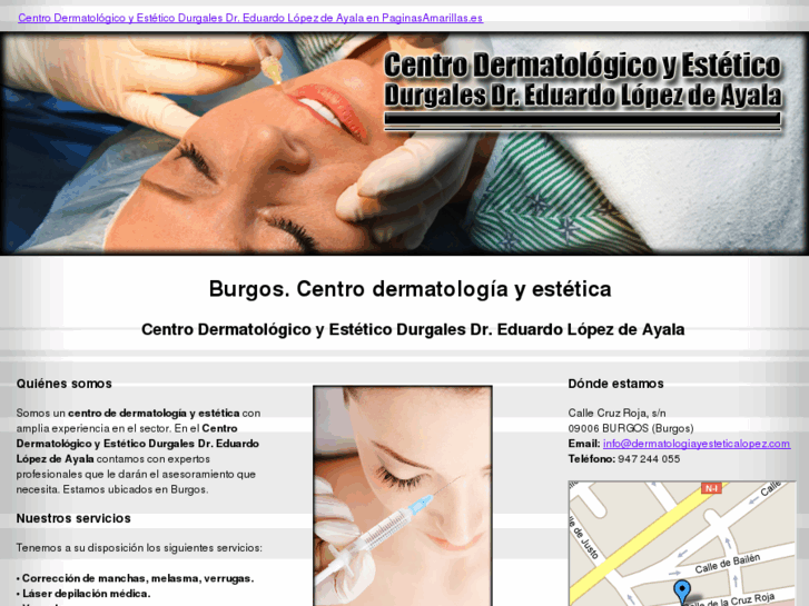 www.dermatologiayesteticalopez.com