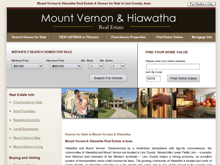 www.hiawatha-mountvernon-realestate.com