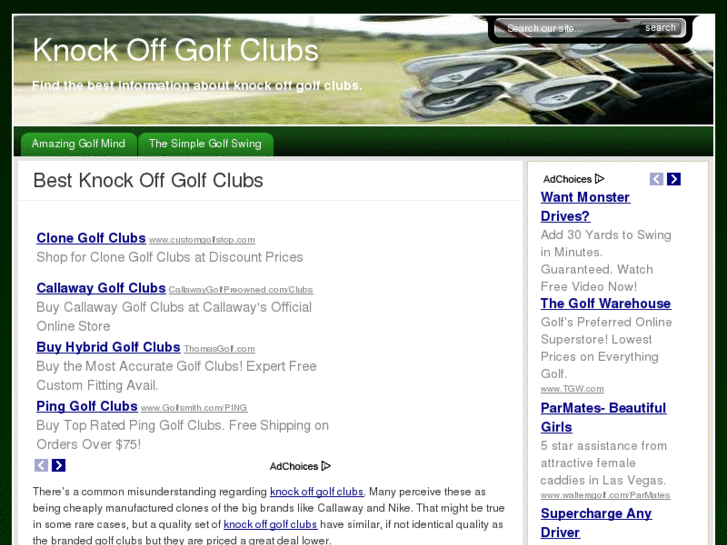 www.knockoffgolfclubs.net