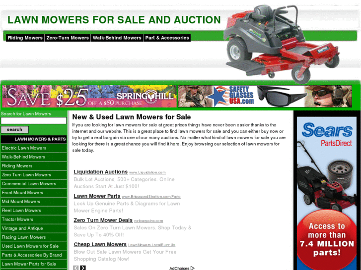 www.lawn-mower-auctions.com