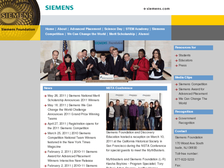 www.siemens-foundation.org