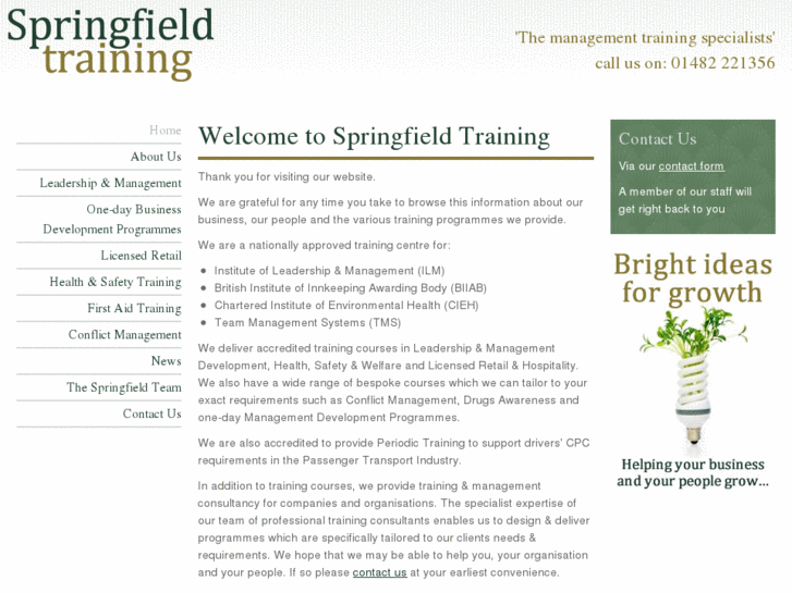 www.springfieldtraining.com