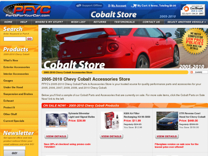 www.chevycobaltstore.com