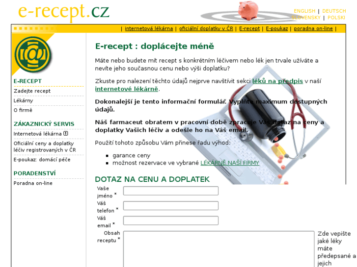 www.e-recept.cz