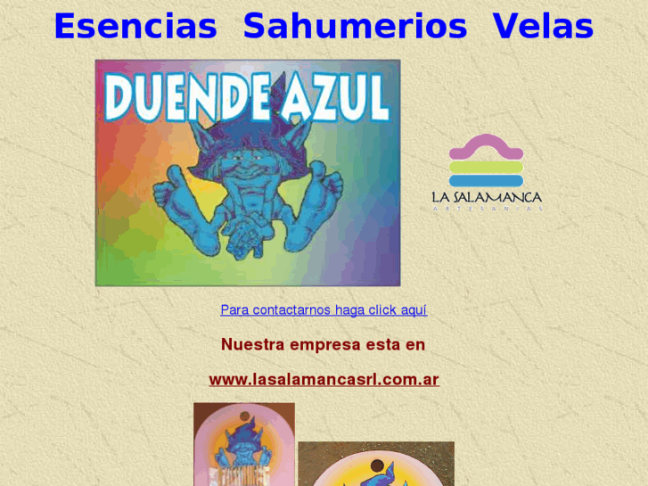 www.esenciasduendeazul.com.ar