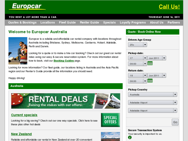 www.europcar.com.au