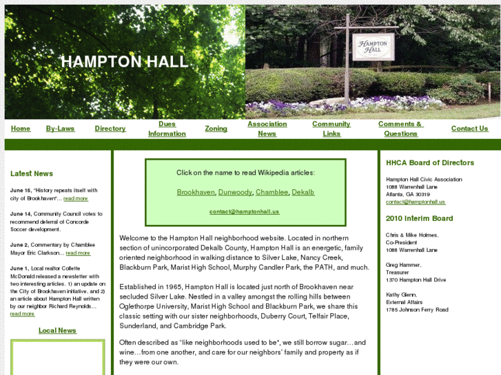 www.hamptonhall.us