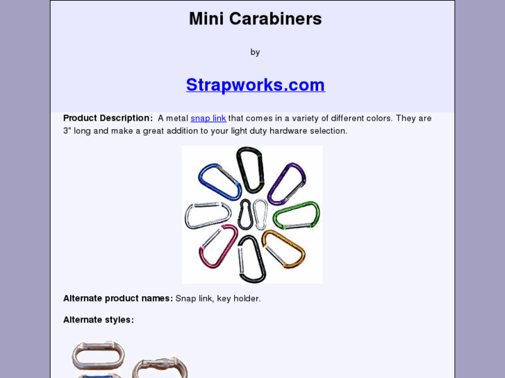 www.minicarabiners.com