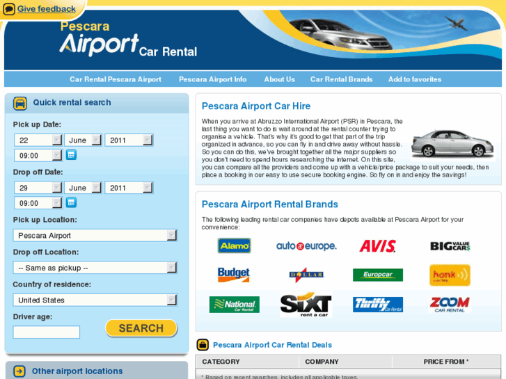 www.pescaraairportcarhire.net