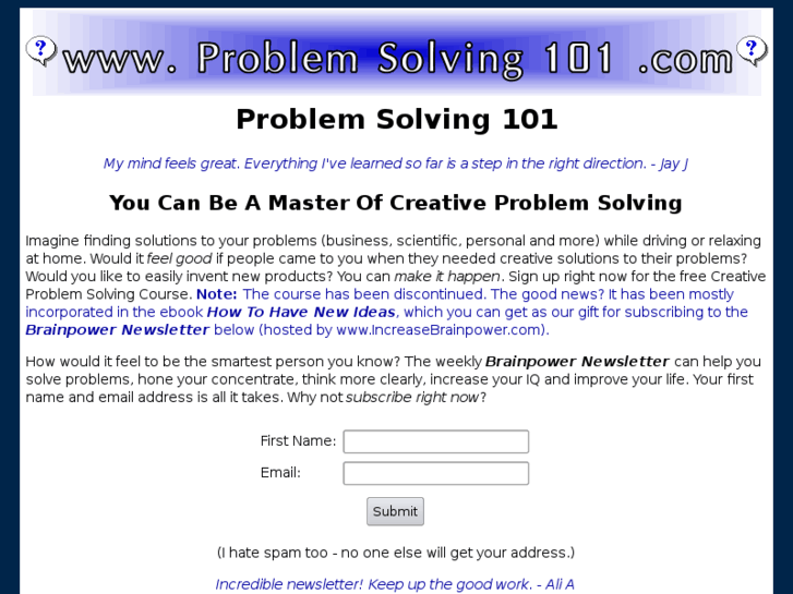 www.problemsolving101.com