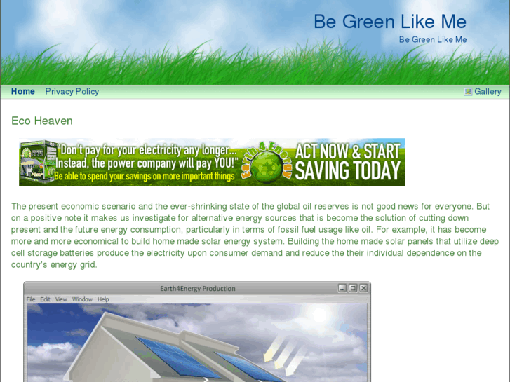 www.begreenlikeme.com