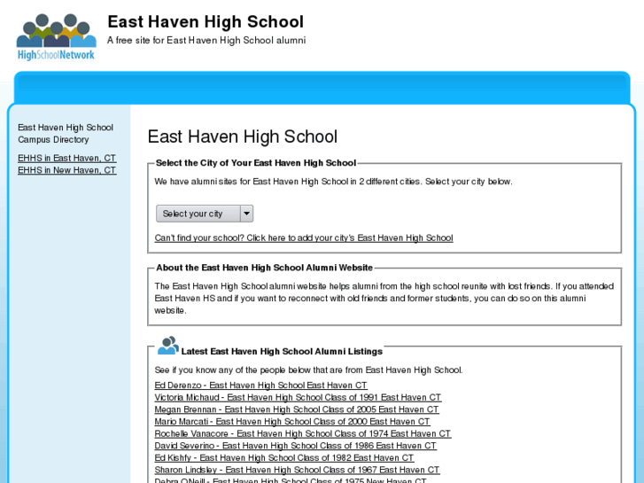 www.easthavenhighschool.org