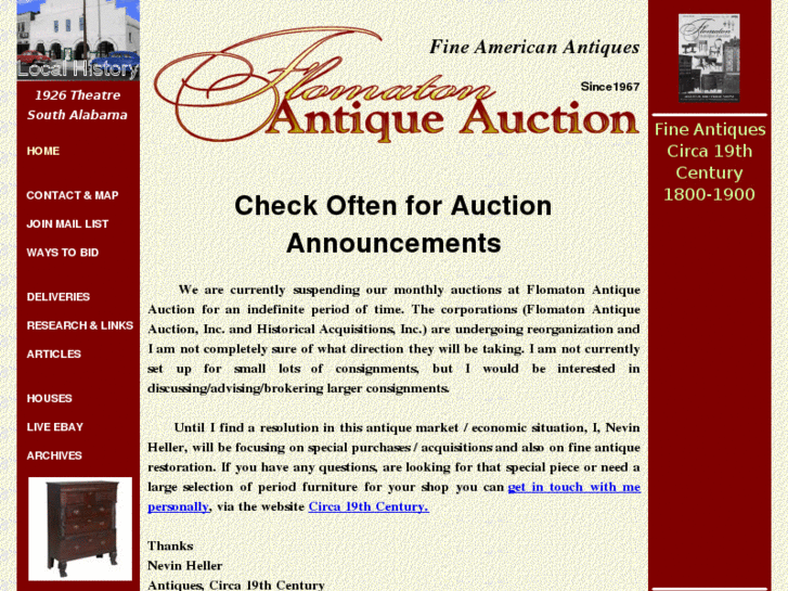 www.flomatonantiqueauction.com