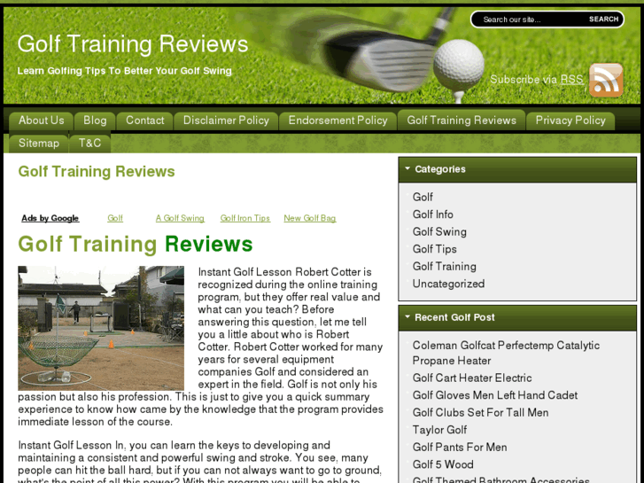 www.golftrainingreviews.org