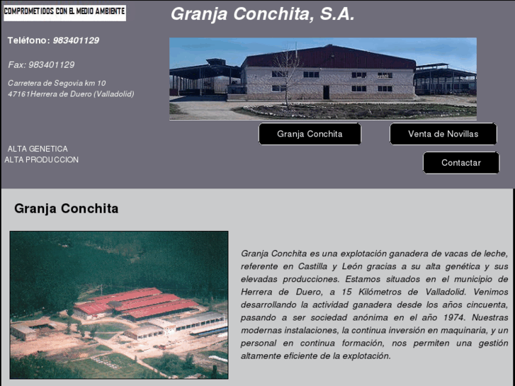 www.granjaconchita.es