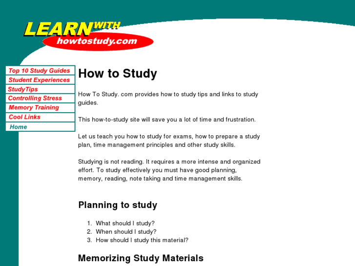 www.howtostudy.com