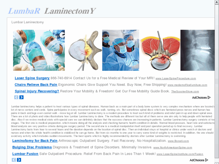 www.lumbarlaminectomy.net