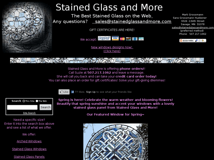 www.stainedglassandmore.com