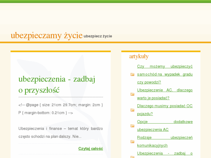 www.ubezpieczamy-zycie.net