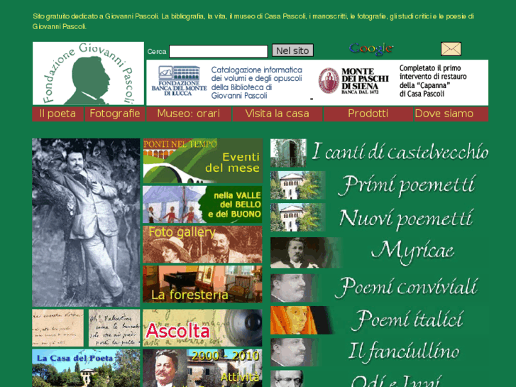 www.fondazionepascoli.it