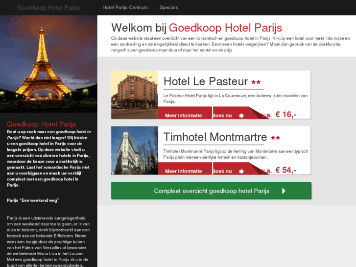 www.goedkoophotelparijs.com