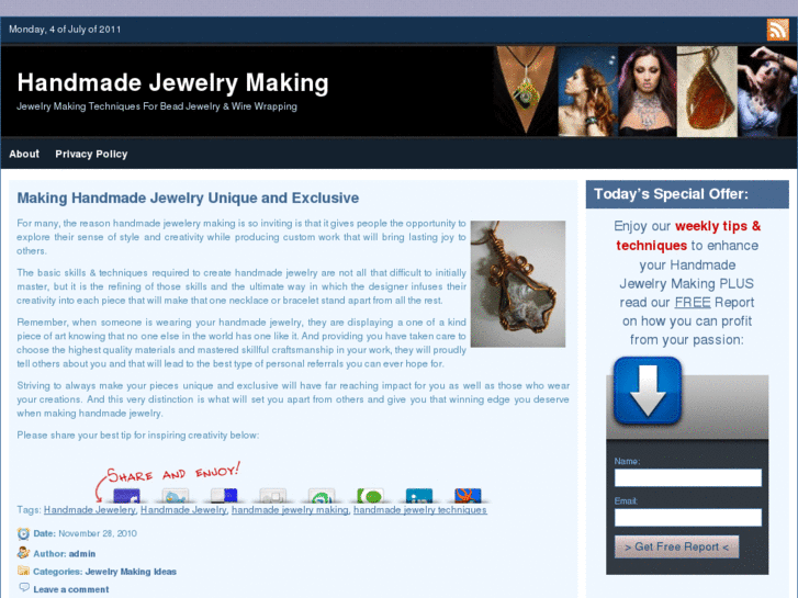 www.handmadejewelrymaking.com