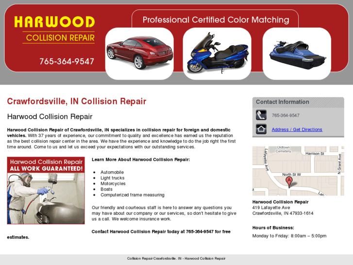 www.harwoodcollisionrepair.com