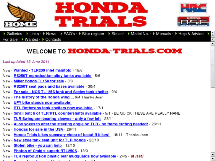 www.honda-trials.com