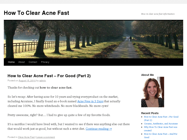 www.howtoclearacnefast.org