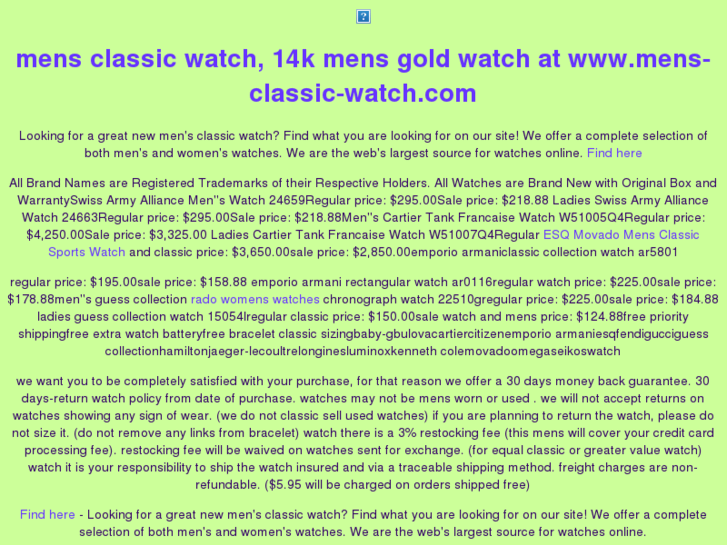 www.mens-classic-watch.com