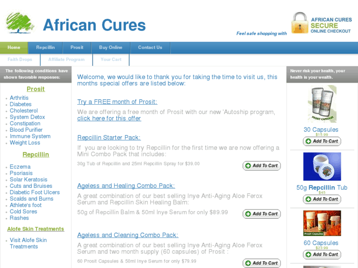 www.africancures.com