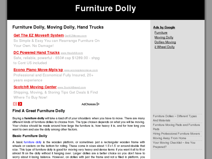 www.furnituredolly.org