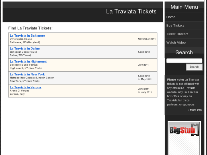 www.latraviatatickets.com