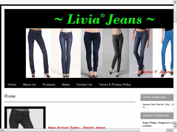 www.liviajeans.com