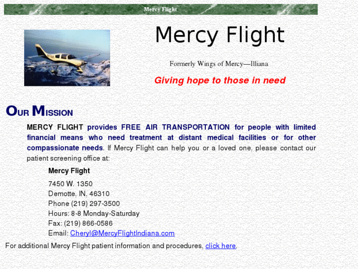 www.mercyflightindiana.com