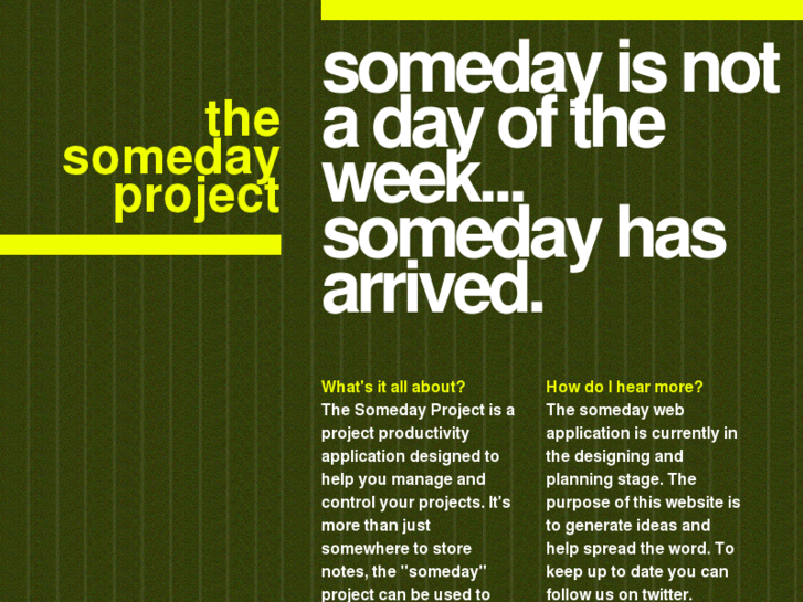 www.thesomedayproject.com