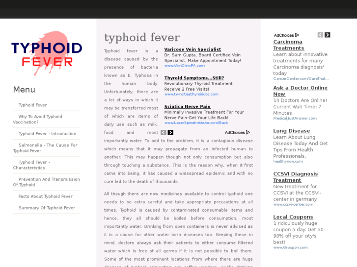 www.typhoid-fever.net