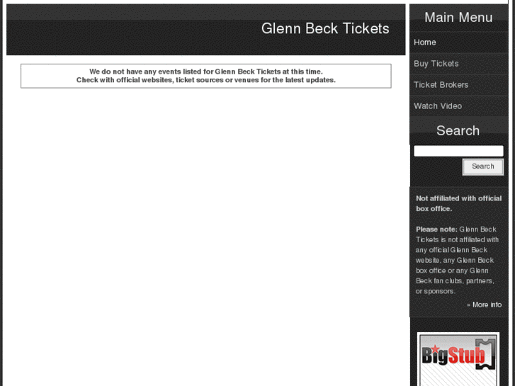 www.glennbecktickets.net