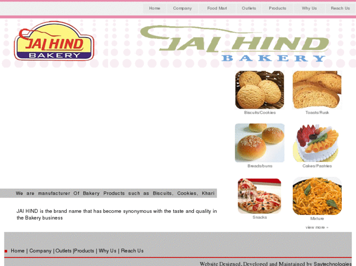 www.jaihindbakery.com