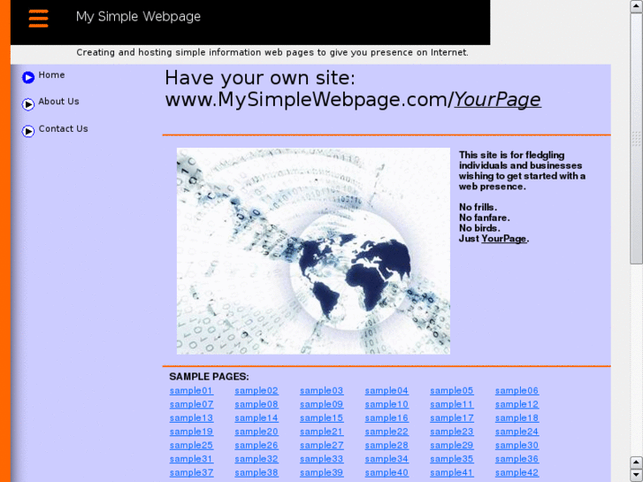 www.mysimplewebpage.com