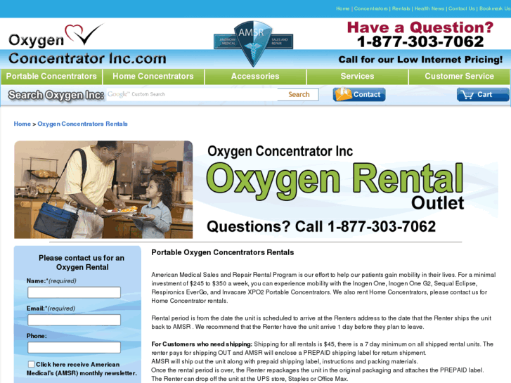 www.oxygenconcentratorrentals.com