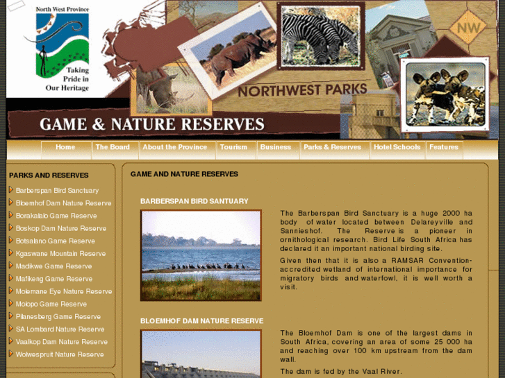 www.parksnorthwest.co.za