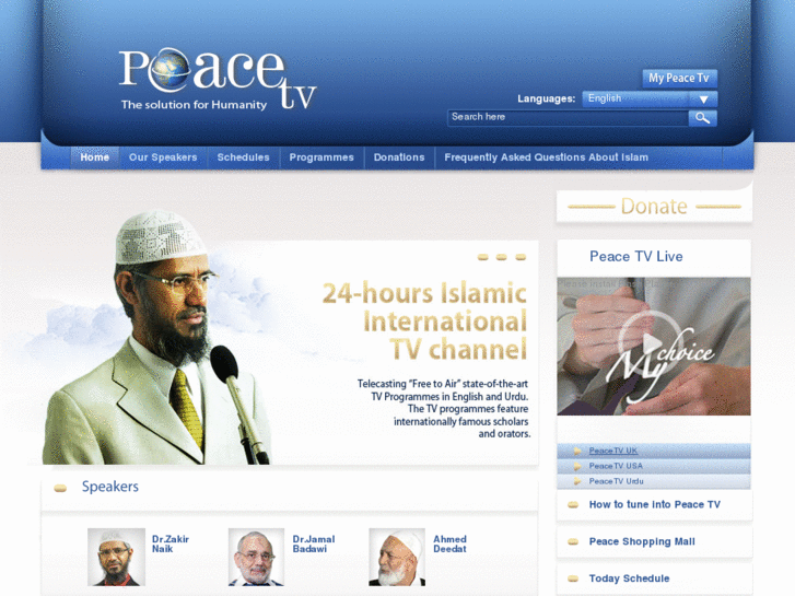 www.peacetv.in