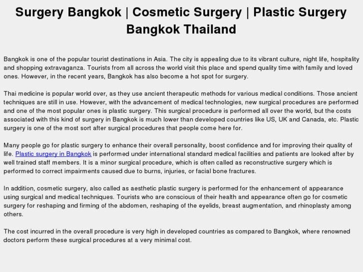 www.surgerybangkok.com