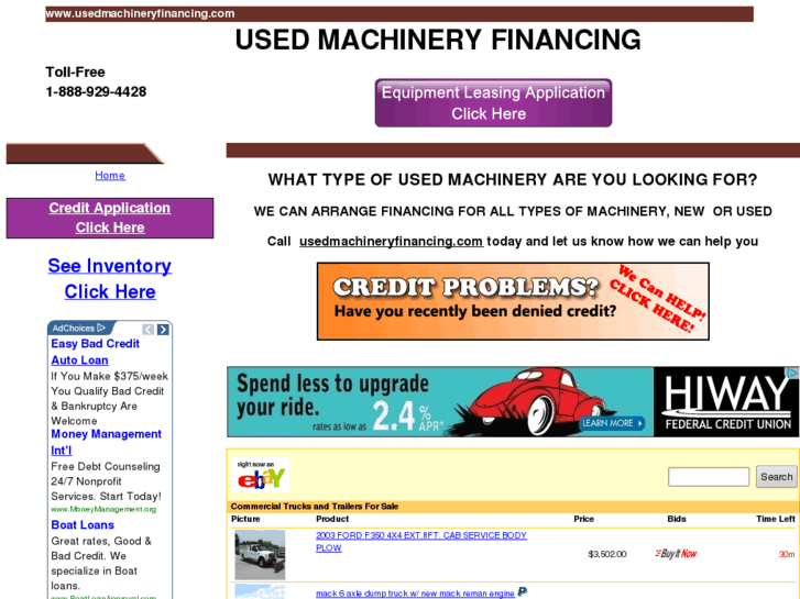 www.usedmachineryfinancing.com