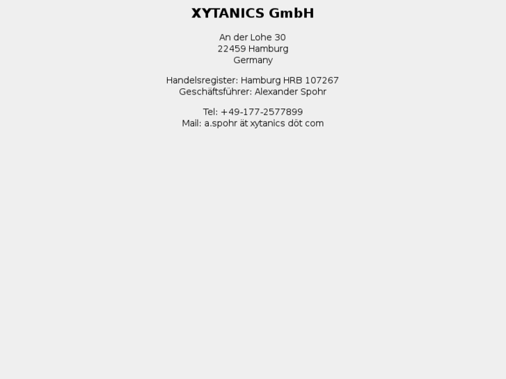 www.xytanics.com