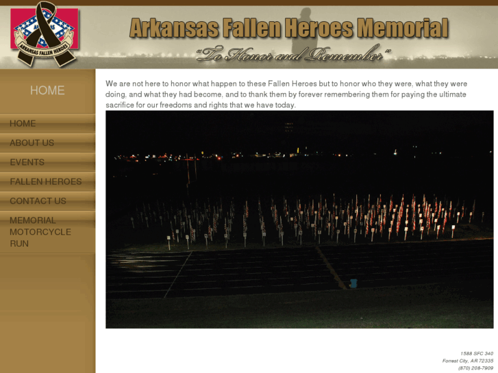 www.arkansasfallenheroesmemorial.com