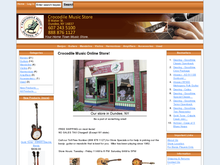 www.crocodilemusicstore.com