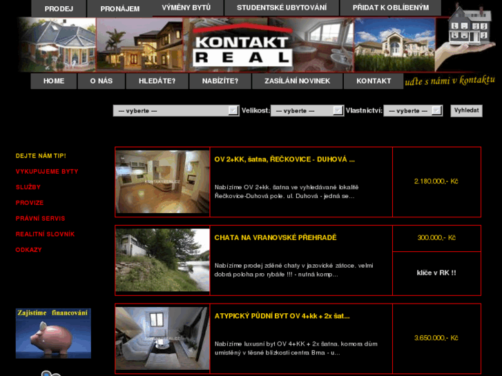 www.kontaktreal.cz